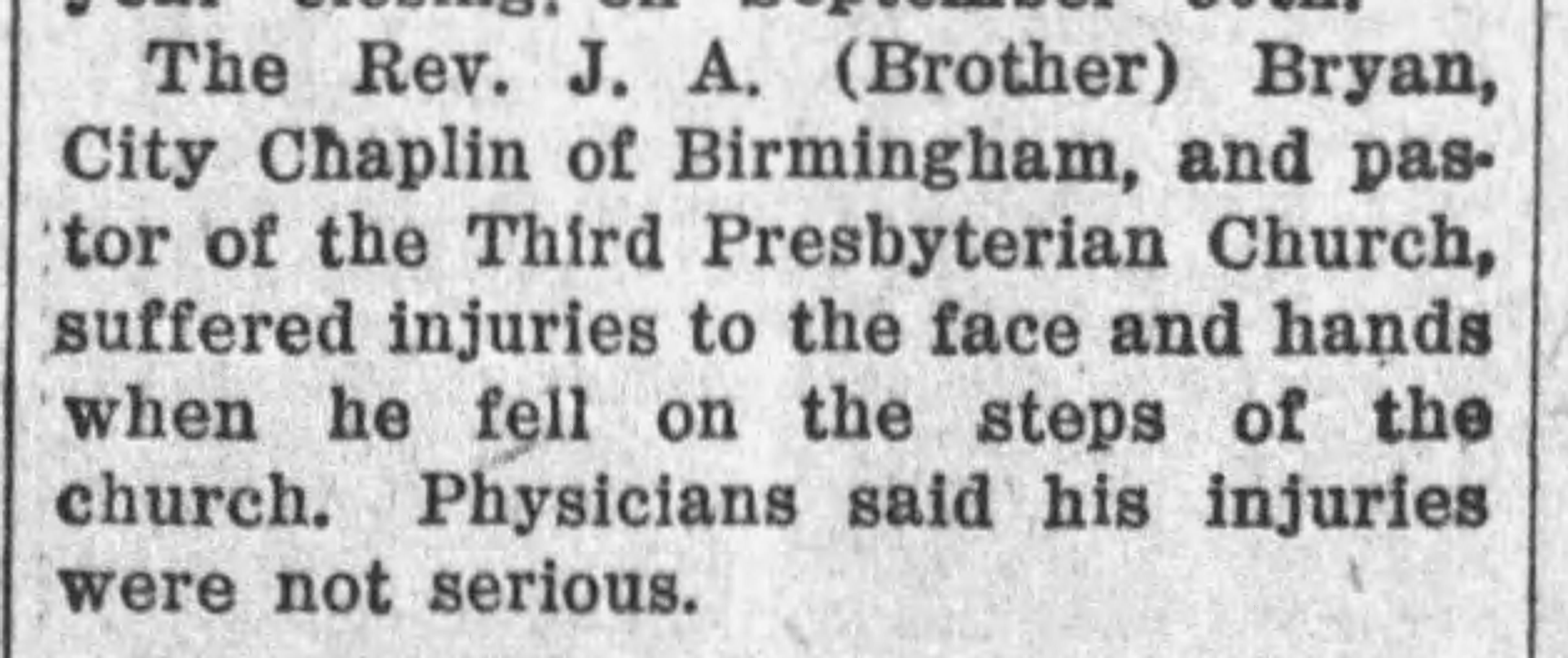 Suffered Injuries to the Face and Hands